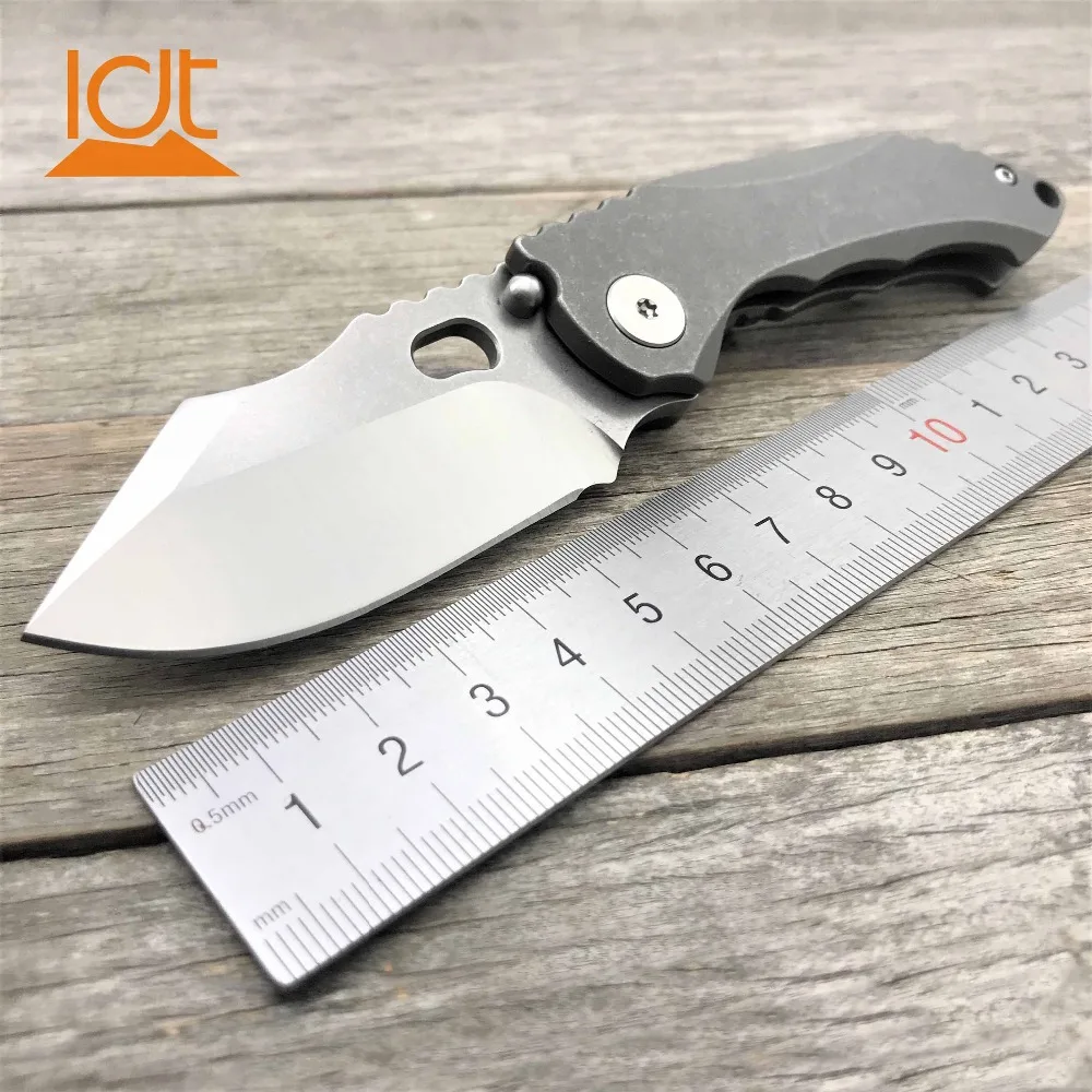 LDT TG04 складной нож S35VN лезвие титановая ручка шариковый подшипник тактический нож для выживания походные ножи для улицы карманные инструменты для повседневного использования