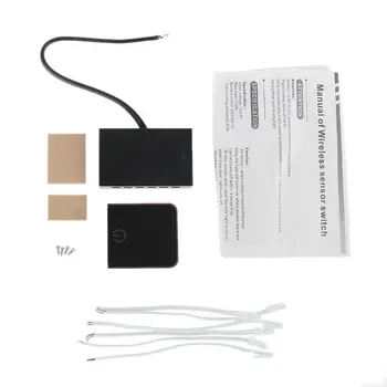 

12V-24V 120W Wireless Control Touch On/OFF Switch for Corridor Cabinet Wardrobe LED Light Lamp Independent Switch