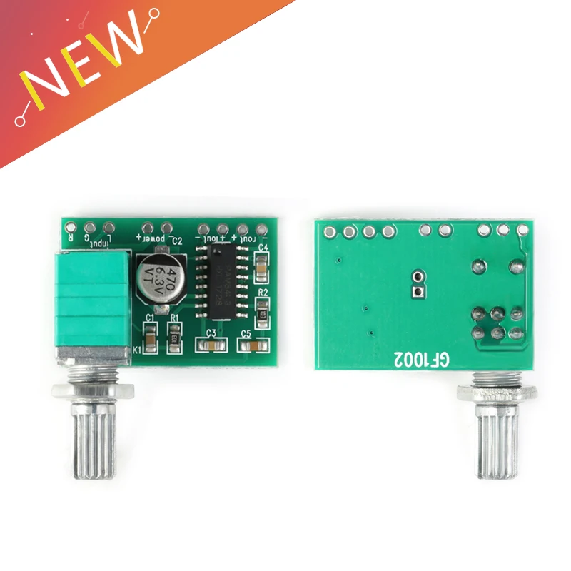

PAM8403 5V Power Audio Amplifier Board 2 Channel 3W W Volume Control / USB Power