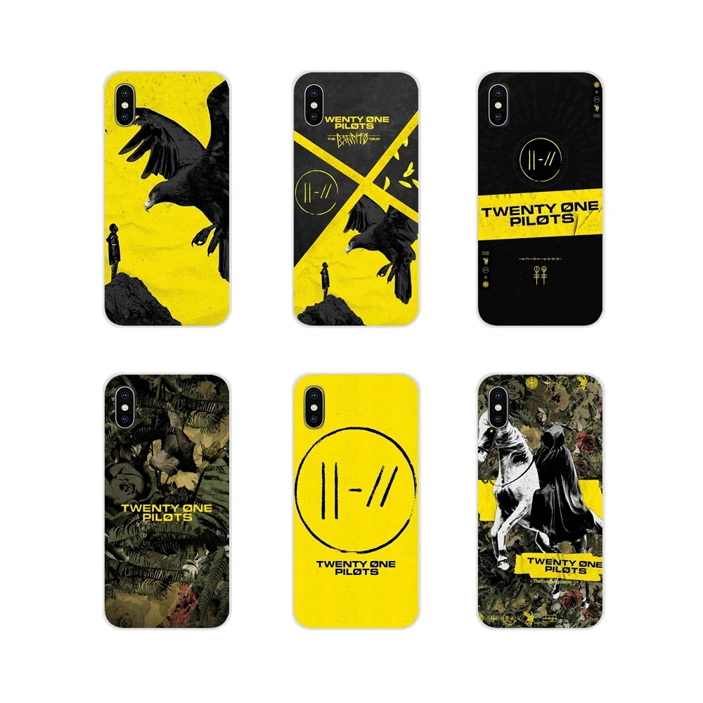 Мягкие прозрачные чехлы для Xiao mi 4 5 5S 6 A1 A2 5X6X8 9 Lite SE Pro Max x 2 3 2S Twenty One Pilots Trench Era |