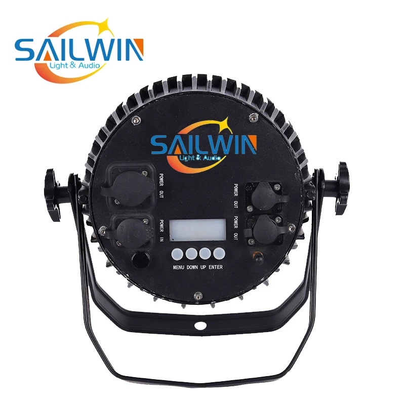 Sailwin ЕС 9 шт. 18 Вт 6в1 RGBAW УФ IP65 водонепроницаемые диоды питающиеся от батареек беспроволочные par cветильники для DMX сценическое мероприятие освещение