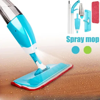 

Multi-function Microfiber Spray Mop Water Spray Metal Rod Flat Mop Household Windows Kitchen Floor Mop Sweeper Broom Clean Tools