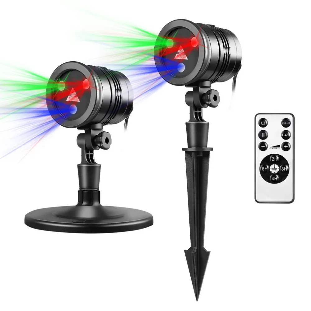 

Mini Aluminum & Plastic Outdoor Garden Landscape LED Laser Projector with Christmas Pattern Quality Universal Lighting