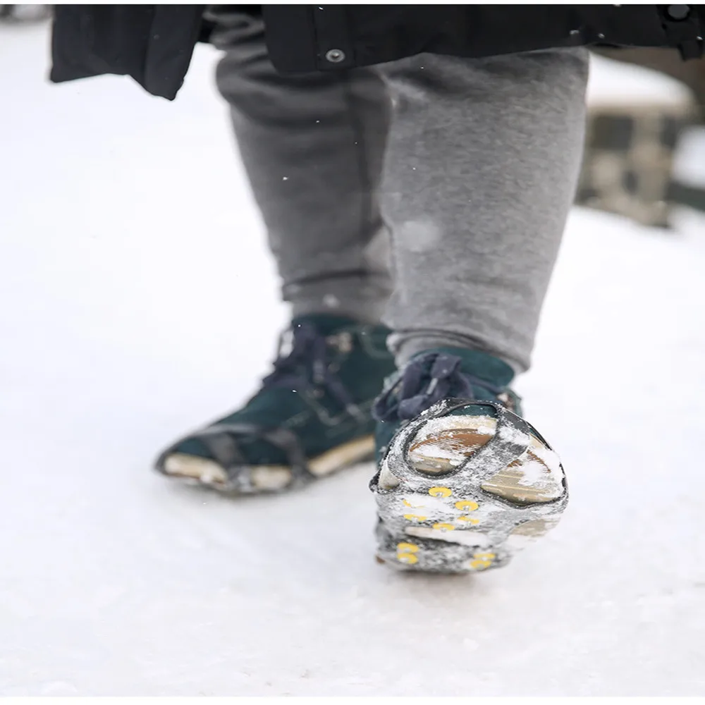 Уличные 1 пара 10 шипов противоскользящие снежные скалолазание шипы Грипсы Шипы галоши Шипы обувь Шипы