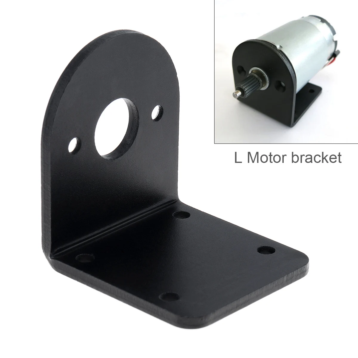 

550 DC Motor Mount Bracket 5 Series Universal L Shaped Fixing Mounting Bracket for 555/550/545/540 DC Motor