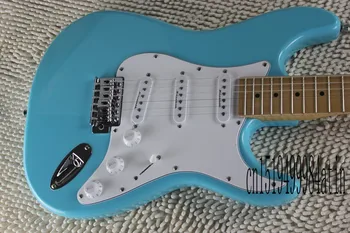 

New Arrival ON SALE F Sky Blue Cuom Body Maple Fingerboard Electric Guitar In ock @16