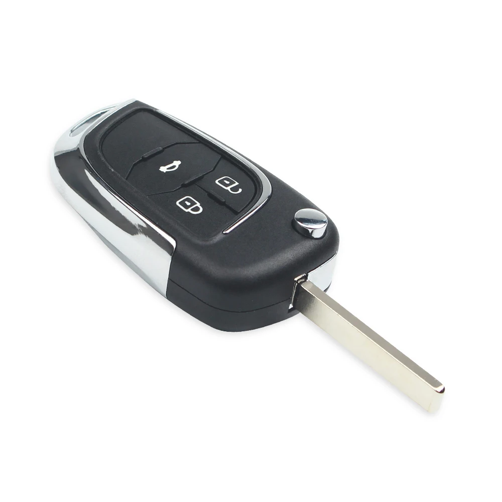 KEYYOU 10 шт. модифицированный Флип складной дистанционный ключ для автомобиля в виде ракушки для Шевроле-это эпос Lova Camaro Impala 2/3/4/5 Кнопка HU100 лезвие