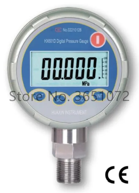 

HX601 Digital Pressure Gauge (0~500)PSI Accuracy 0.5% F.S
