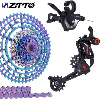 

ZTTO 11 Speed MTB Shifter Group Set Mountain Bike 1*11S Long Cage 11speed Bicycle rear Derailleur Cassette and Chain