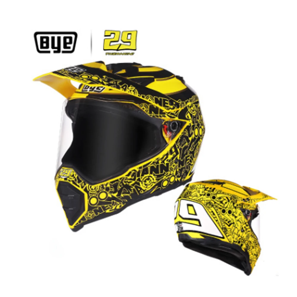 

Road motorcycle helmet male 29 unie full helmet AX8 motorcycle helmet with uv protection goggles