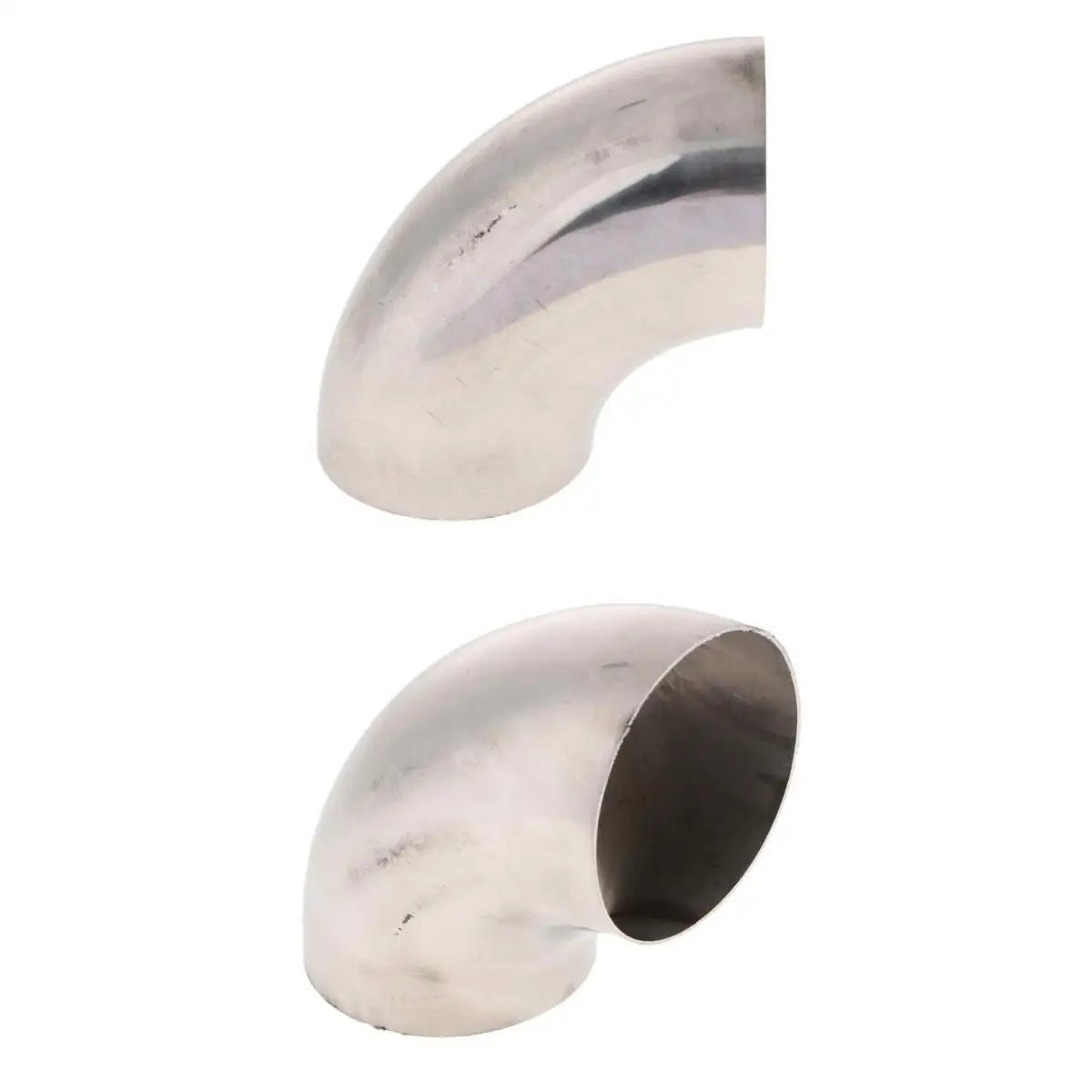 76mm 90 Degree Mandrel Bend Stainless Steel Elbow Exhaust Manifold 2/3 inch