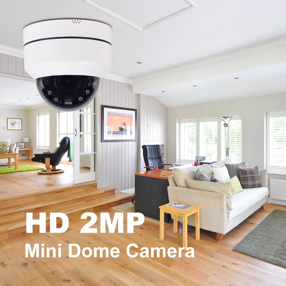 

IMPORX 2MP Mini Dome WiFi PTZ IP Camera Indoor 1080P Wireless 4X Optical Zoom Home Security Cameras Two-Way Audio 128GB SD Card
