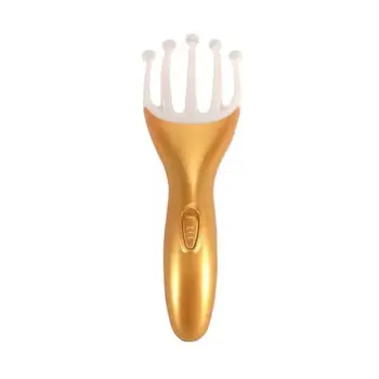 

Gold Claw Massager Body Octopus Head Scalp Neck Equipment Stress Release Relax Massage Tens Pain Relief Head Care