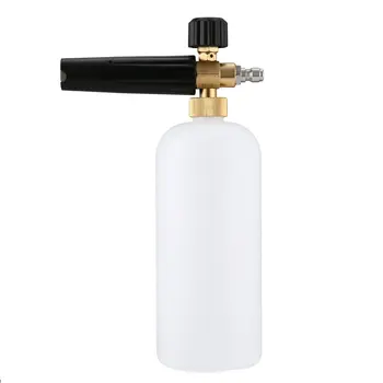 

High Pressure Car Washer 1/4" Quick Adjustable Adapter Releasing Foam Connector Container Bottle Washing Tool For Vehicle Car