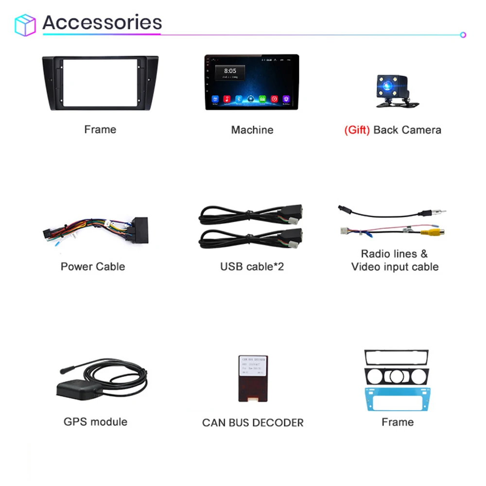CAR Android 10 Multimedia Radio Player for BMW 3 Series
