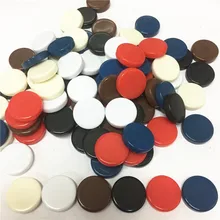15 sztuk zestaw 20mm nowy Backgammon kawałek kości puste błyszczące żetony monety pionek szachy akcesoria tanie tanio 6 lat Z tworzywa sztucznego CN (pochodzenie)