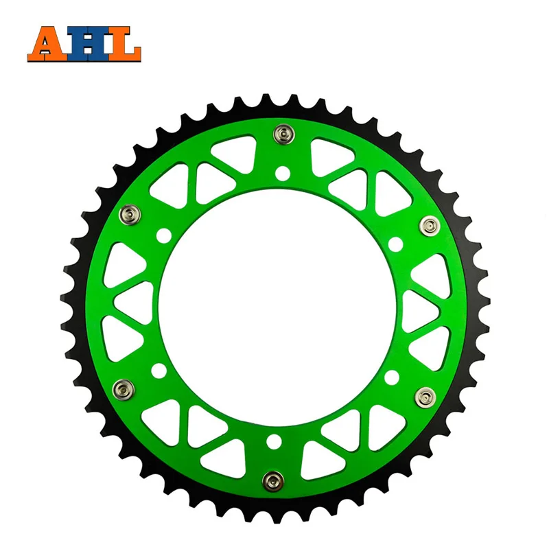 

AHL 45 46 47 48 49 51 52T Motorcycle Steel Aluminum Composite Rear Sprocket For KAWASAKI KLX 250 KLX250 SDF,SEF 2013-2014