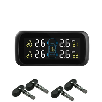 

Car Solar Wireless TPMS Tire Tyre Pressure Monitoring System Very High quality
