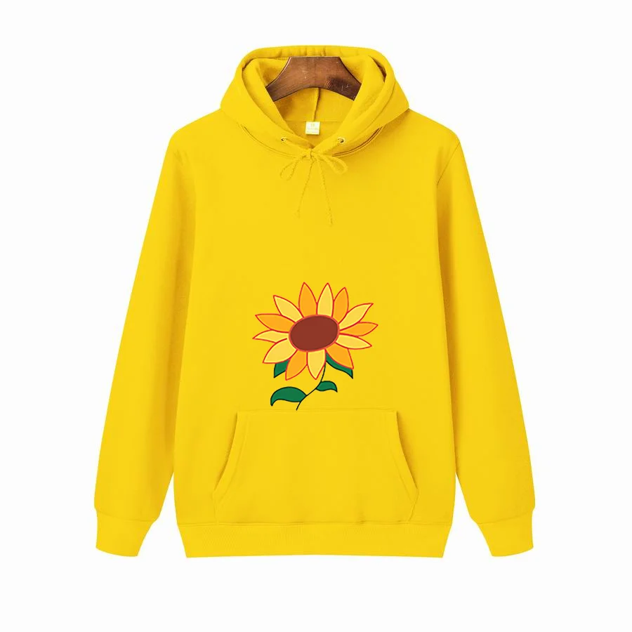 

Wonder Egg Priority Ai Kawaii Hoodie Aesthetic Sun Flower Pocket Same Paragraph Casual Loose Sweatshirts Anime Carton Cute Print