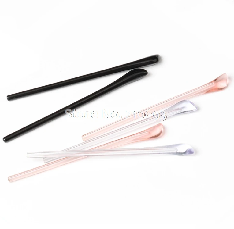 20 stücke DT009 Anti Slip Acetat Brillen Tempel Tipps Gläser Zubehör Für Optische Rahmen Tempel Schwarz Klar Rosa – Detail 8