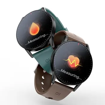 

QS09 Full Touch Screen Heart Rate Health Monitor Sport Fitness Men Music Control Smart Watch 1.3inch