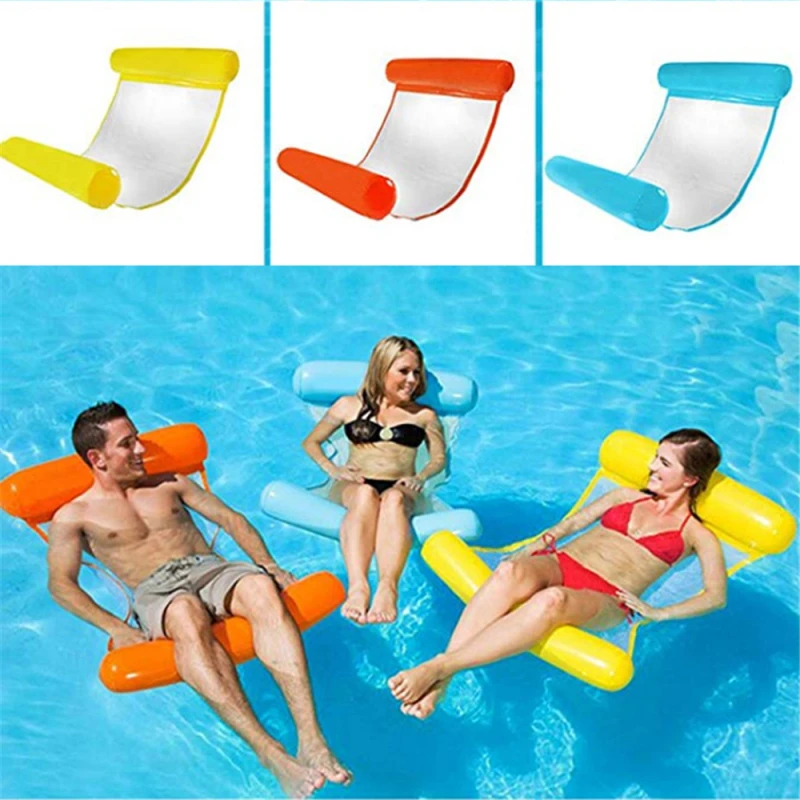 Tubo inflable y hamaca agua, Kit de flotante multifunción para piscina, playa, cama flotante para fiesta|Colchones de aire| -