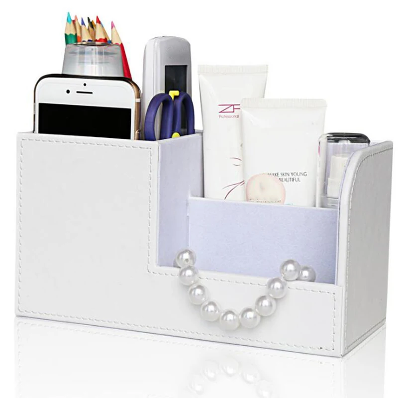 Desk Organizer Storage Organizer Pencil Case 1Pc Desktop Pen Holder Stationery Holder Pencil Cosmetics Organizer for Desk Office School Storage Case Accessories
