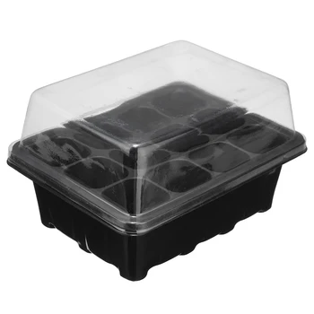 

1X 12 Cells Hole Plant promotion Reproduction Tray Plant Seeds Grow Box Plastic