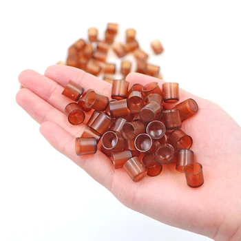 

500PCS Beekeeping Brown Bee Queen Cell Queen Rearing System Box Bee Feeding Tools for Beekeepers Bee Hive Tools