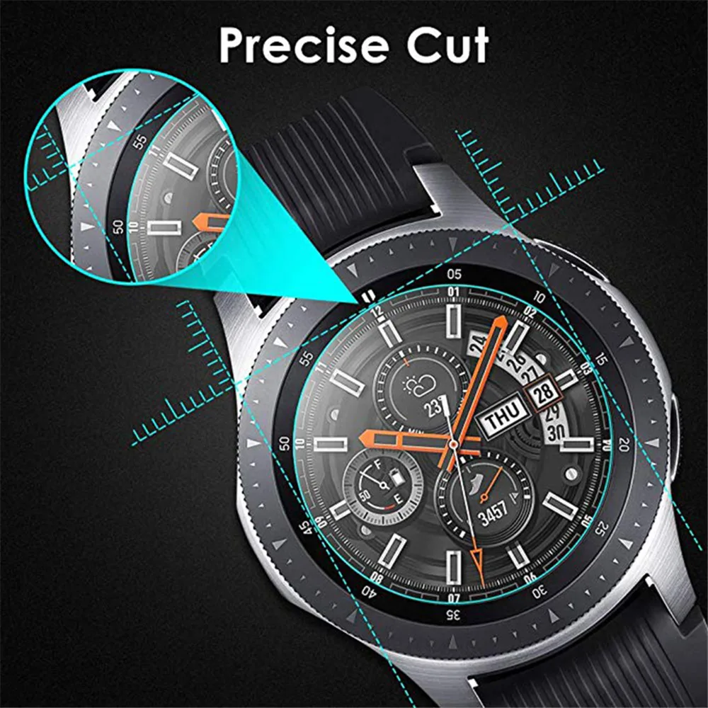 3/1pcs Upgraded Tempered Glass Screen Protector For Samsung Galaxy Watch 46mm 42mm 9h Protective Glass Film for Gear S3 S2 5 Pro