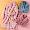4-18 Year Autumn Winter Bathrobe kids sleepwear robe 2020 Children bath robe warm soft pajamas for girl boy Teenage Flannel Robe 1