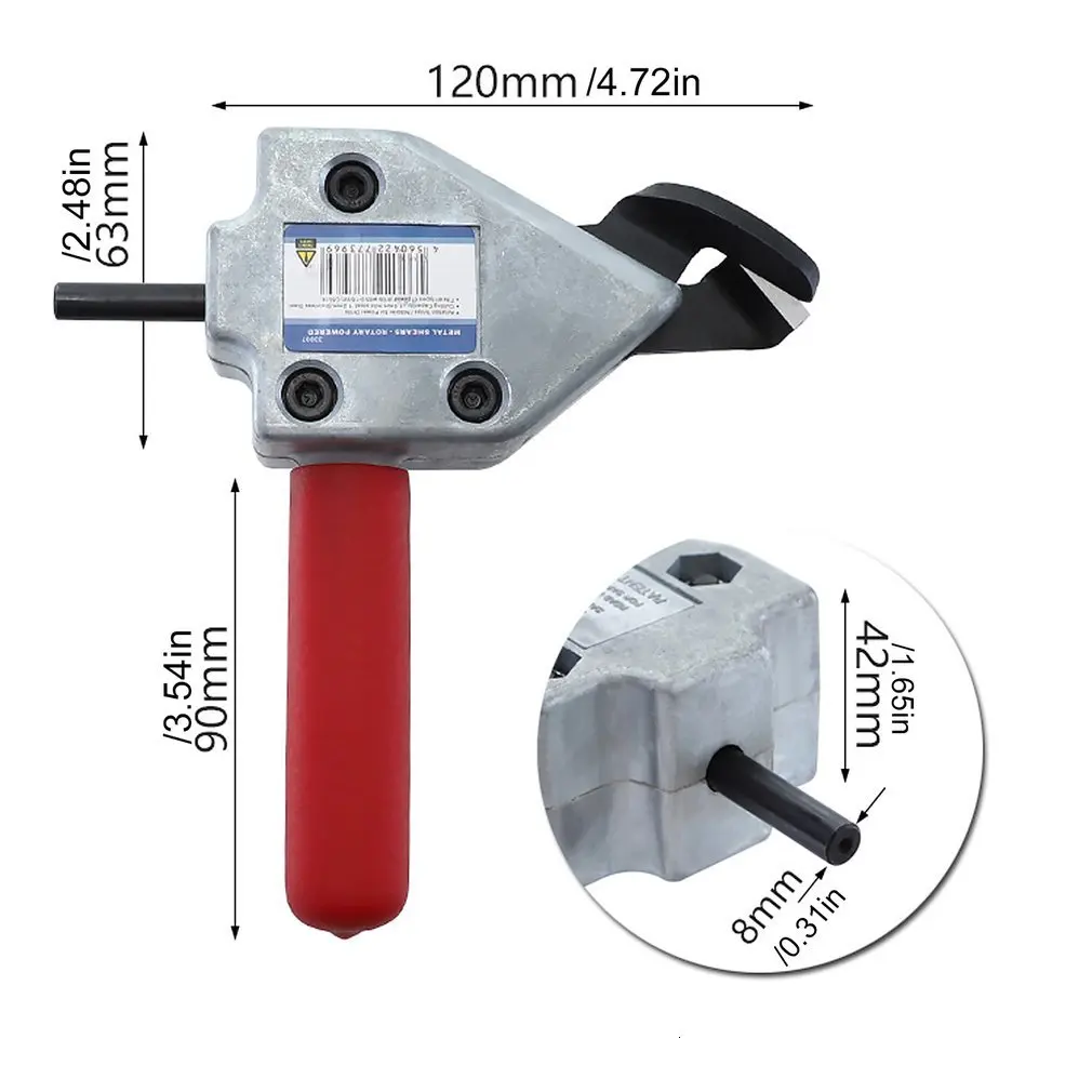 Metal Cutting Nibbler Saw Cutter Attachment For Thin Aluminum Plate iron Sheet Cutting Power Tool Accessories