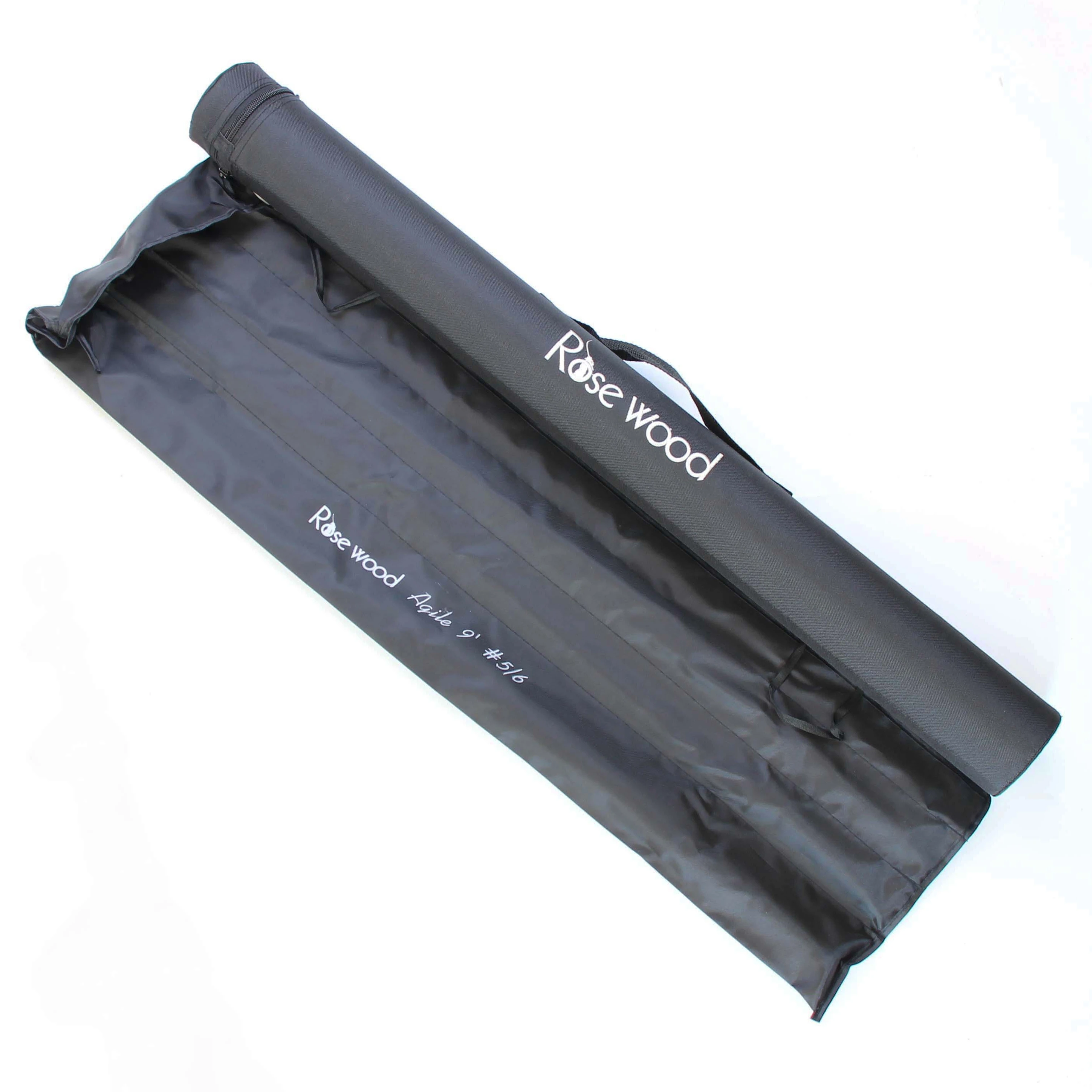 RoseWood AAA-grade удочка для ловли нахлыстом, 4 шт., 9 футов, легкая пробковая ручка, морская пресноводная удочка для путешествий, чехол с трубой