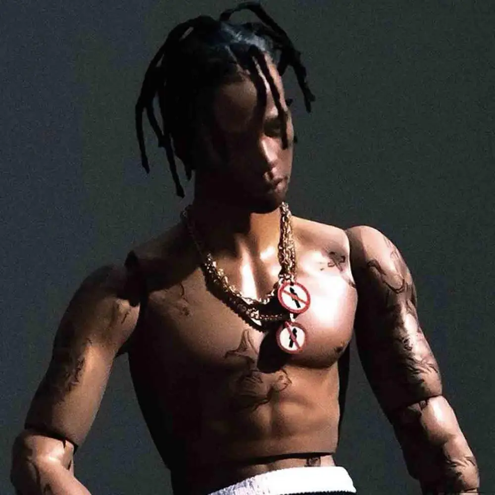 M189 Travis Rodeo Hip Hop Trap Music 2019 Album Cover Poster Print Wall Decoration Canvas Room Decor 24x24 20x20 | Дом и сад