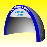 6mwx4.3mhx4.3ml Oval Inflatable Stage Tent Elliptic Large Inflatable Marquee Cover For Outdoor Events Advertising Show Shelter 2