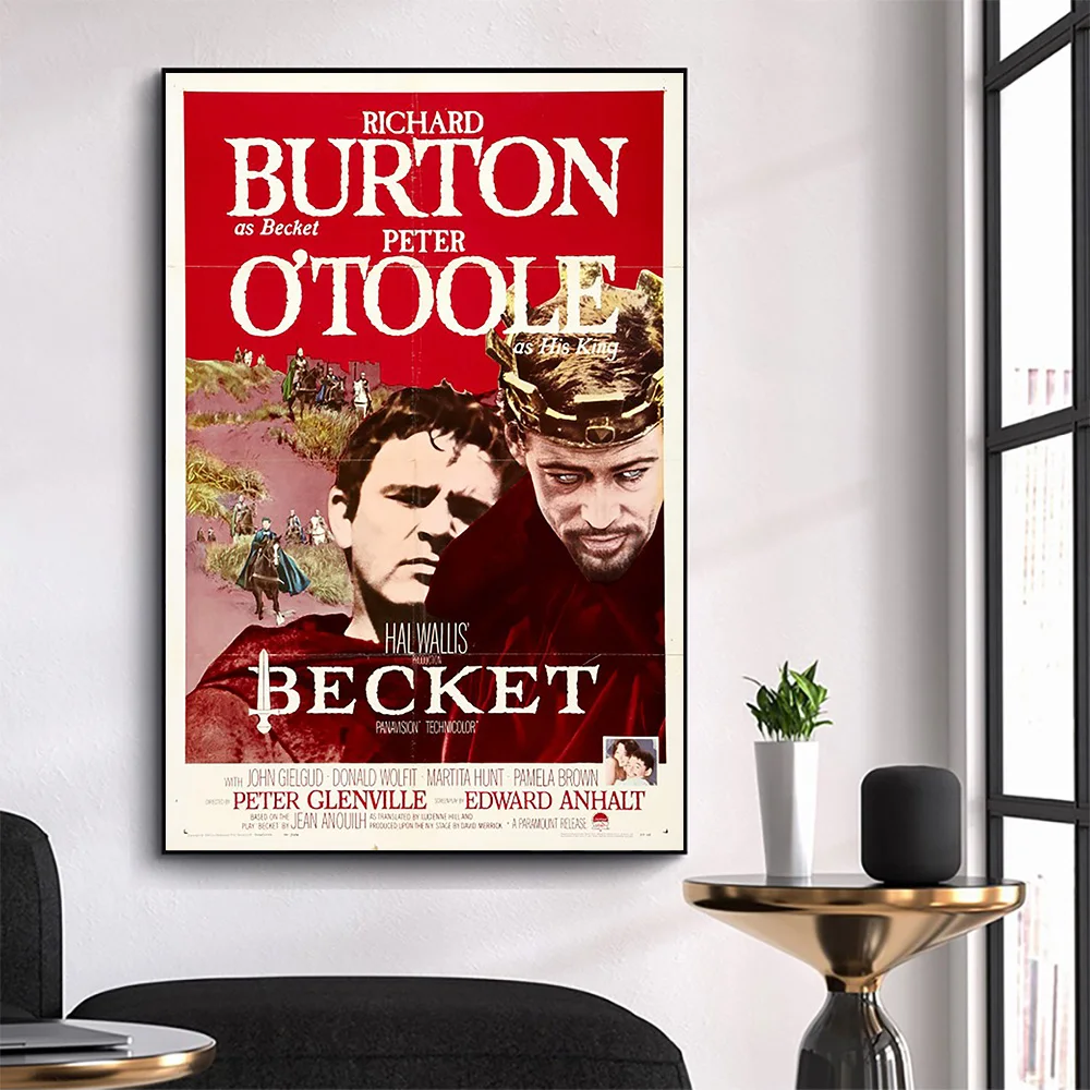 

WM3289 Becket Classic Movie HD Silk Fabric Poster Art Decor Indoor Painting Gift