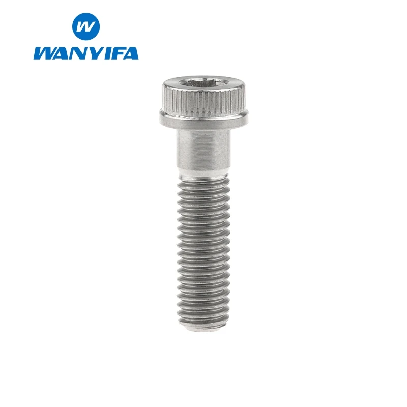 Винт С Титановым болтом Wanyifa M8x20mm M8x30mm для велосипедного тормоза - Цвет: Titanium M8X30