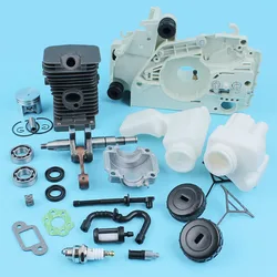Kit de réservoir d'huile de carburant, cylindre de Piston, roulement de vilebrequin 38mm pour STIHL 018 MS180 017 MS170 tronçonneuse avec joints 