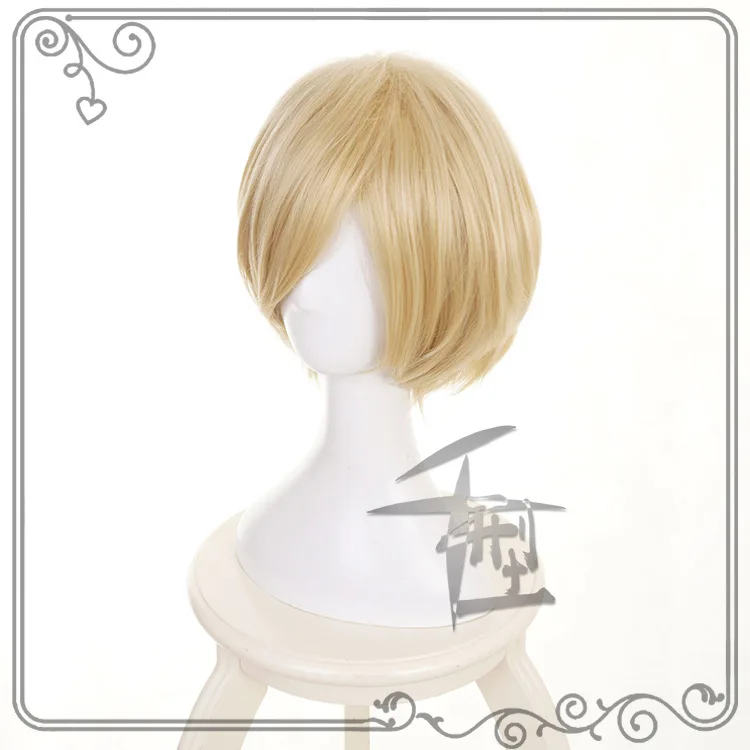 Anime Yuri!!! on Ice Yuri Plisetsky Yurio Short Blonde Heat Resistant Cosplay Costume Wig