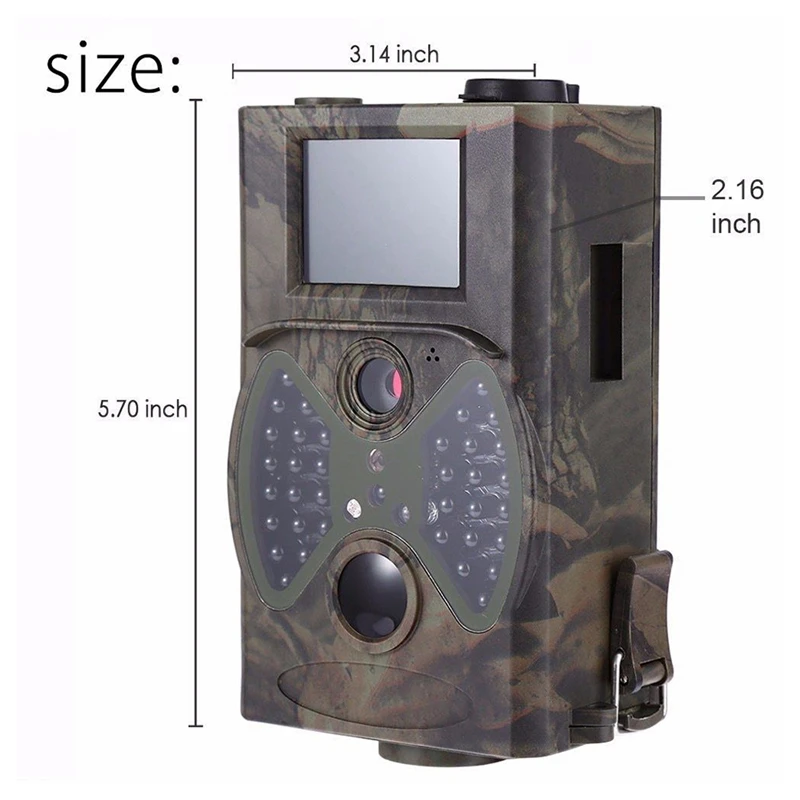 HC-300A Scouting Камера 12mp 1080p Hd 940nm инфракрасная камера для отслежки дикой Камера 2-дюймовый Tft Экран дисплея