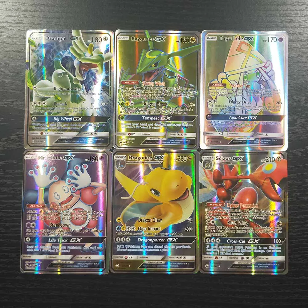 TAKARA TOMY 100pcs Pokemon Cards Sun Moon Collections Battle Shining Card Deck Board Game Children Toys 95 GX 5 MEGA Flash Card TAKARA TOMY 100pcs Pokemon Cards Sun Moon Collections Battle Shining Card Deck Board Game Children Toys 95 GX 5 MEGA Flash Card