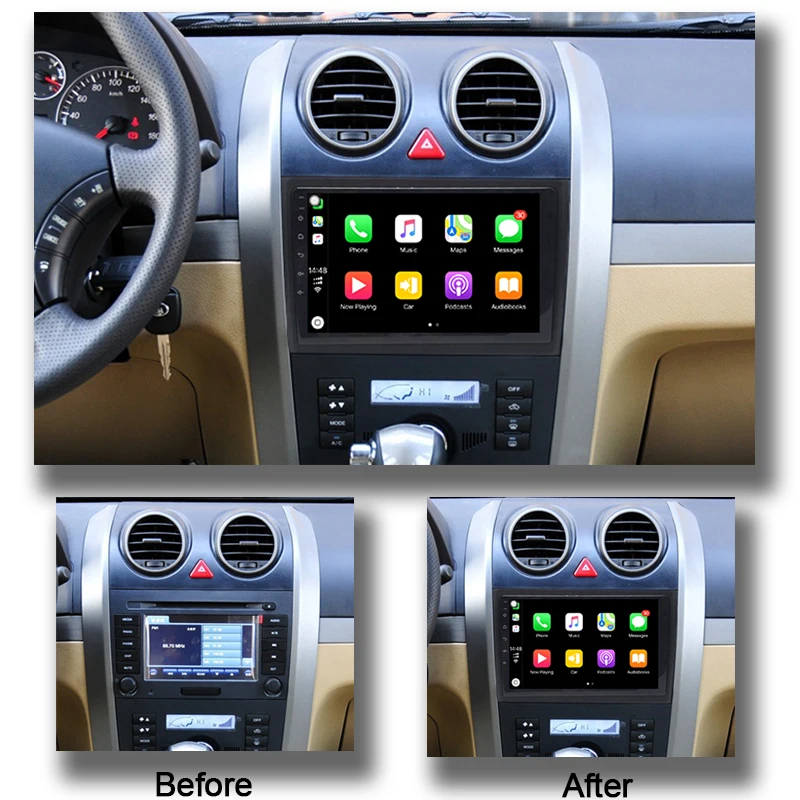Автомобильный мультимедийный плеер COHO Для GreatWall Haval Hover H3/H5 2008 2012 стерео радио Android