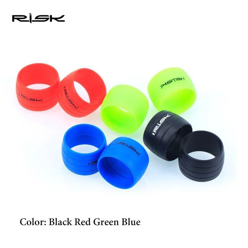1 Pair Silicone Plug Road Bike Handlebar Tape plugs Anti-Skip Rubber Bicycle Handlebar end Bar Tape Fixed Ring Waterproof Wear