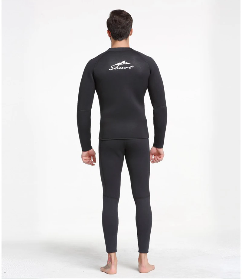 Sbart Winter Men 3mm 5mm Elastic neoprene Diving Jacket swimsuit Split surf Warm stretch spearfishing Tops swimming snorkel