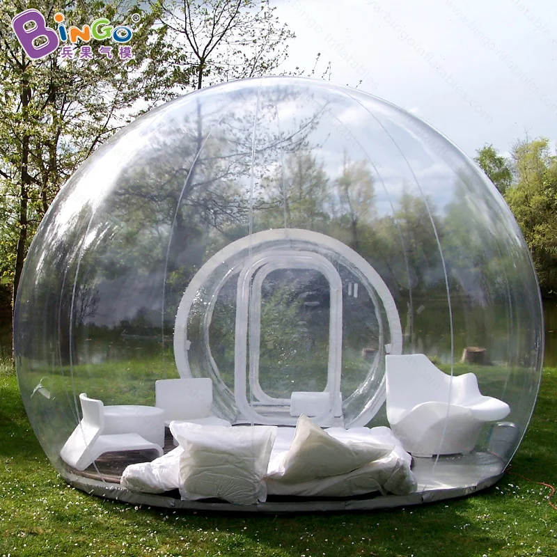 Изысканный 6x4x 3M прозрачный надувной пузырь палатка/прозрачный тент для вечеринок в виде купола/прозрачная игрушка для кемпинга палатки на продажу
