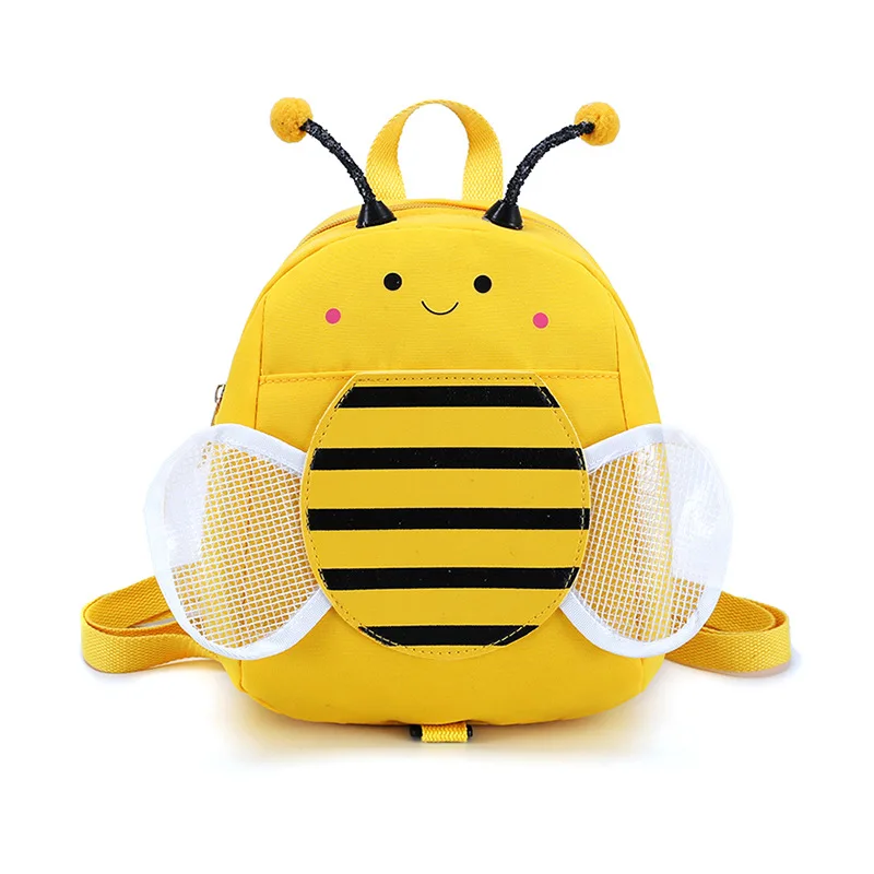 

New Style Cartoon Small Bee Children's Bags Kindergarten 1-3 Years Old Baby School Bag Cute GIRL'S And BOY'S Anti Lost Backpack