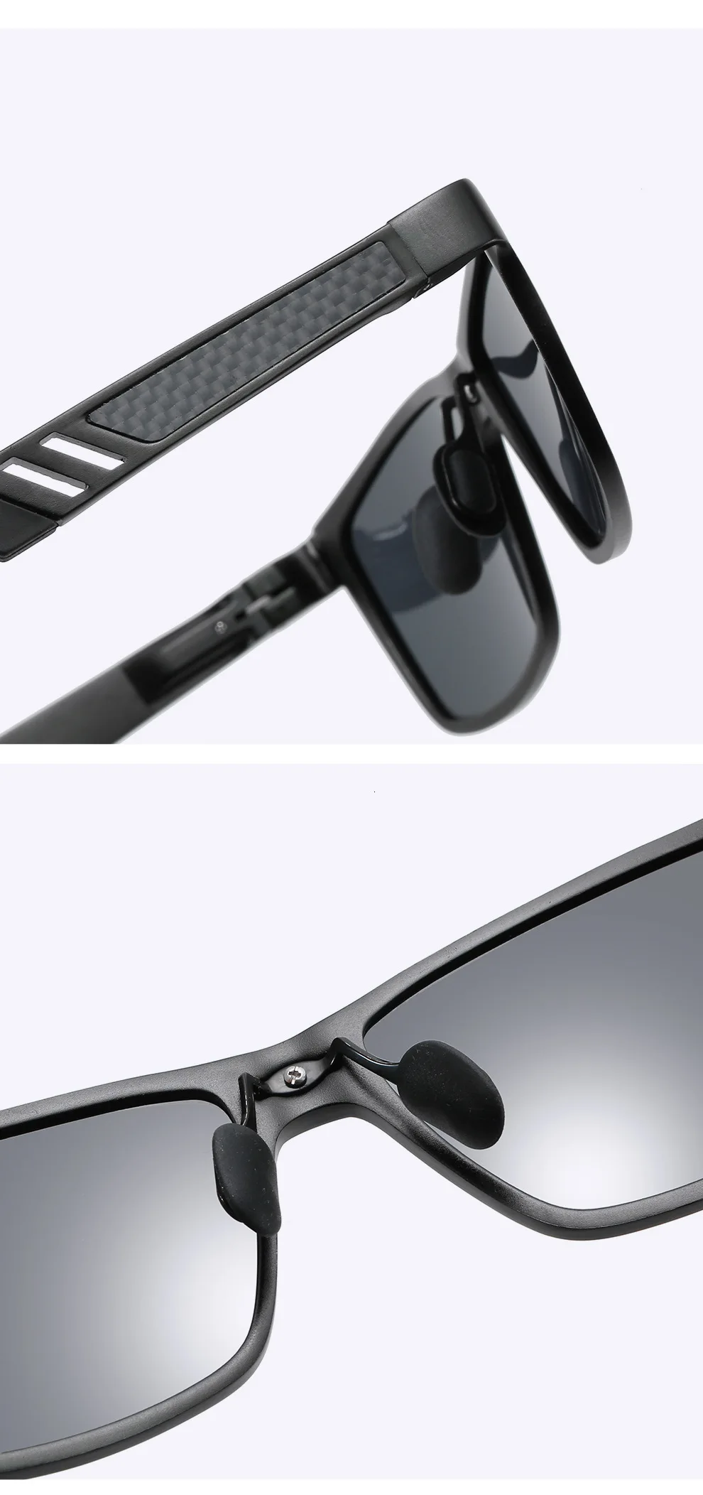 Акула парус горячий луч анти мужские Солнцезащитные очки женские солнцезащитные мужские вождения UV400 антибликовые фотохромные зеркальные поляризованные квадратные очки