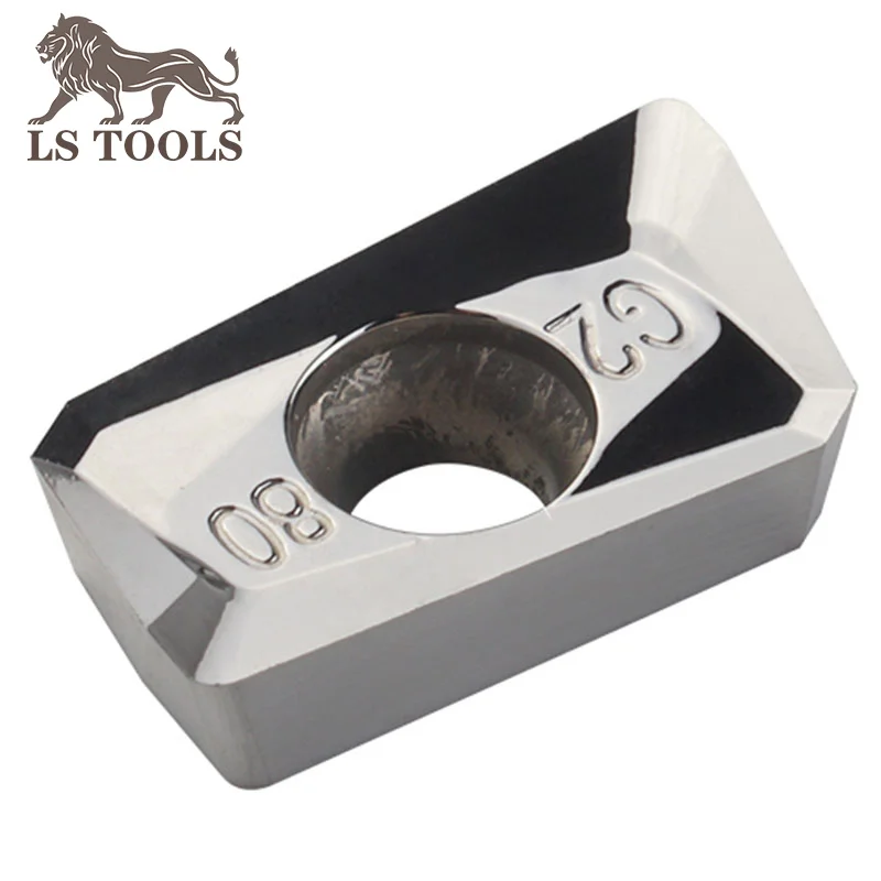 

LS TOOLS APKT1604 PDFR G2 face mills insert blade carbide milling cutter inserts 1604 for woodworking,Alumium,Copper