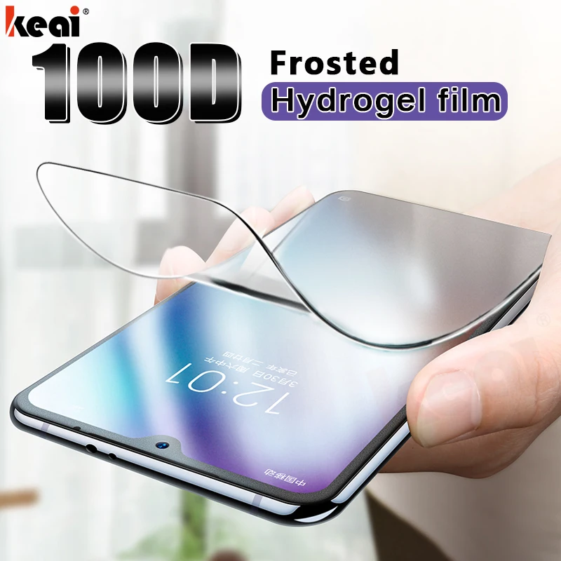 

100D Frosted Hydrogel Film For Xiaomi mi 9 SE 8 Lite Screen Protector For Xiaomi Redmi Note 8 7 Pro 7A Full Cover Film Not Glass
