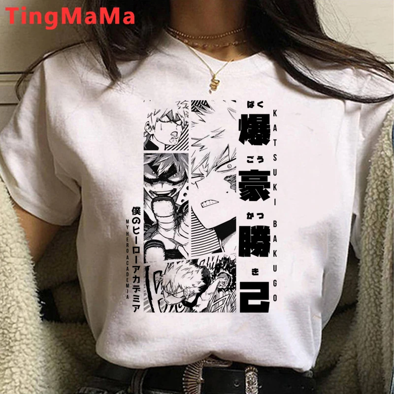 My Hero Academia T Shirt Women Kawaii Cartoon Himiko Toga Graphic Tees Funny Anime Boku No Hero Academia T-shirt Unisex Female oversized t shirt women